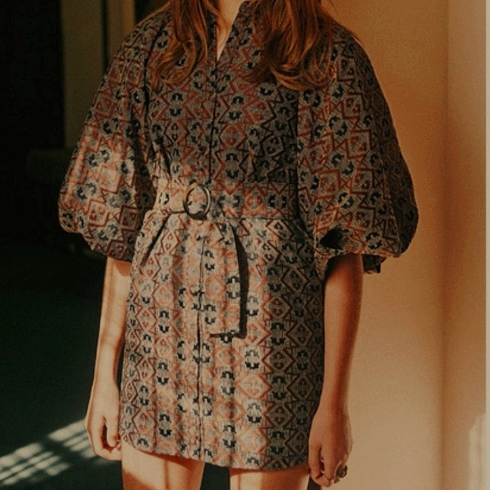 Sezane lila dress